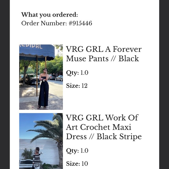 Striped black white crochet maxi long sleeve dress verge girl - Picture 3 of 3